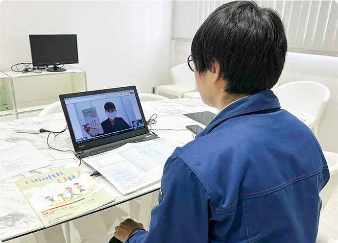 特定保健指導の様子