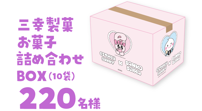 三幸製菓お菓子詰め合わせBOX（10袋） 220名様