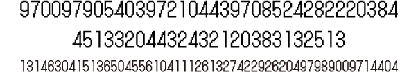 97009790540397210443970852428222038445133204432432120383132513 131463041513650455610411126132742292620497989009714404